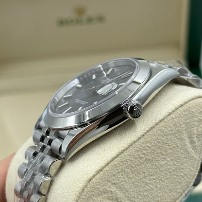 ROLEX Datejust 41 126300 GREY INDEX JUB