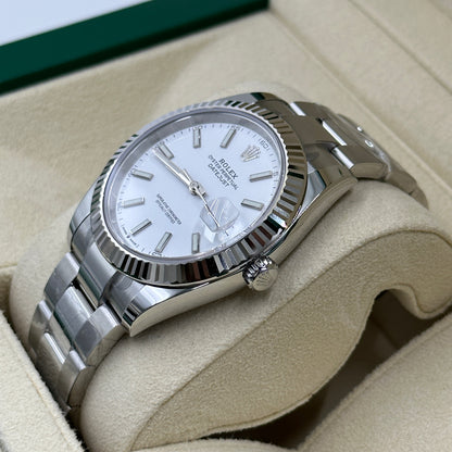 Rolex Datejust 41 126334 Weißer Index Oyster 2025