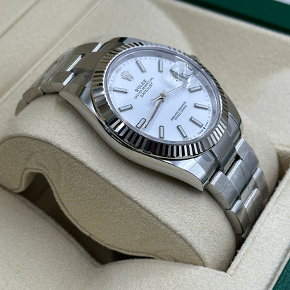 Rolex Datejust 41 126334 Weißer Index Oyster 2025