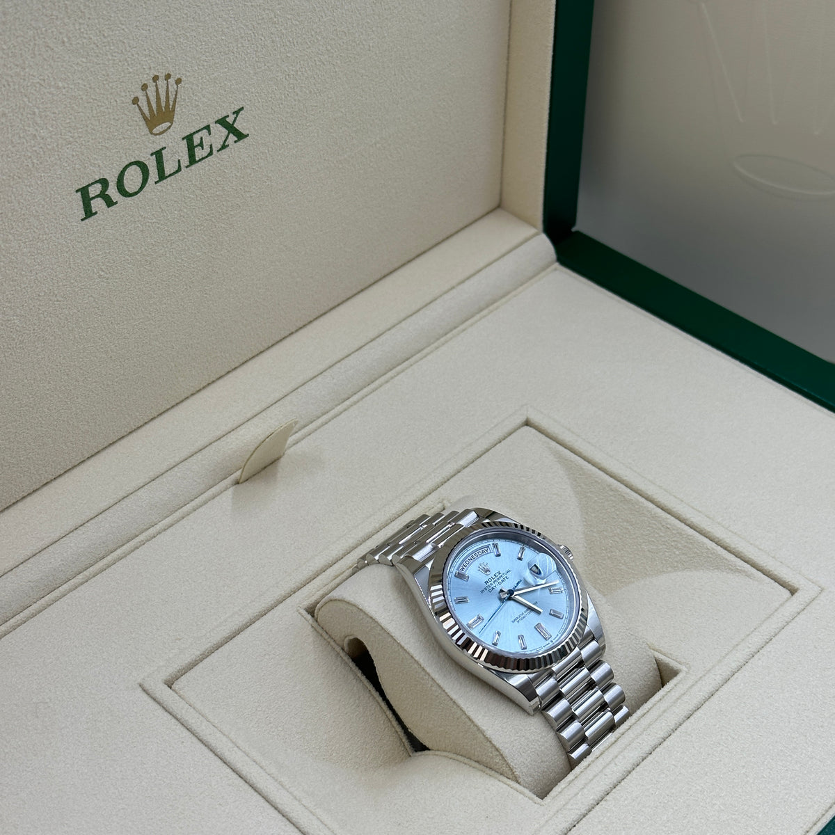 Rolex Day-Date 40MM 228236A Ice Blue 2025