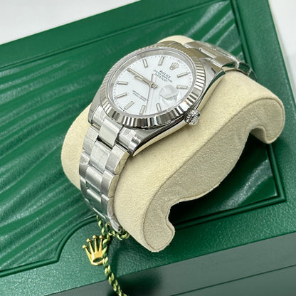 Rolex Datejust 41 126334 Weißer Index Oyster 2025