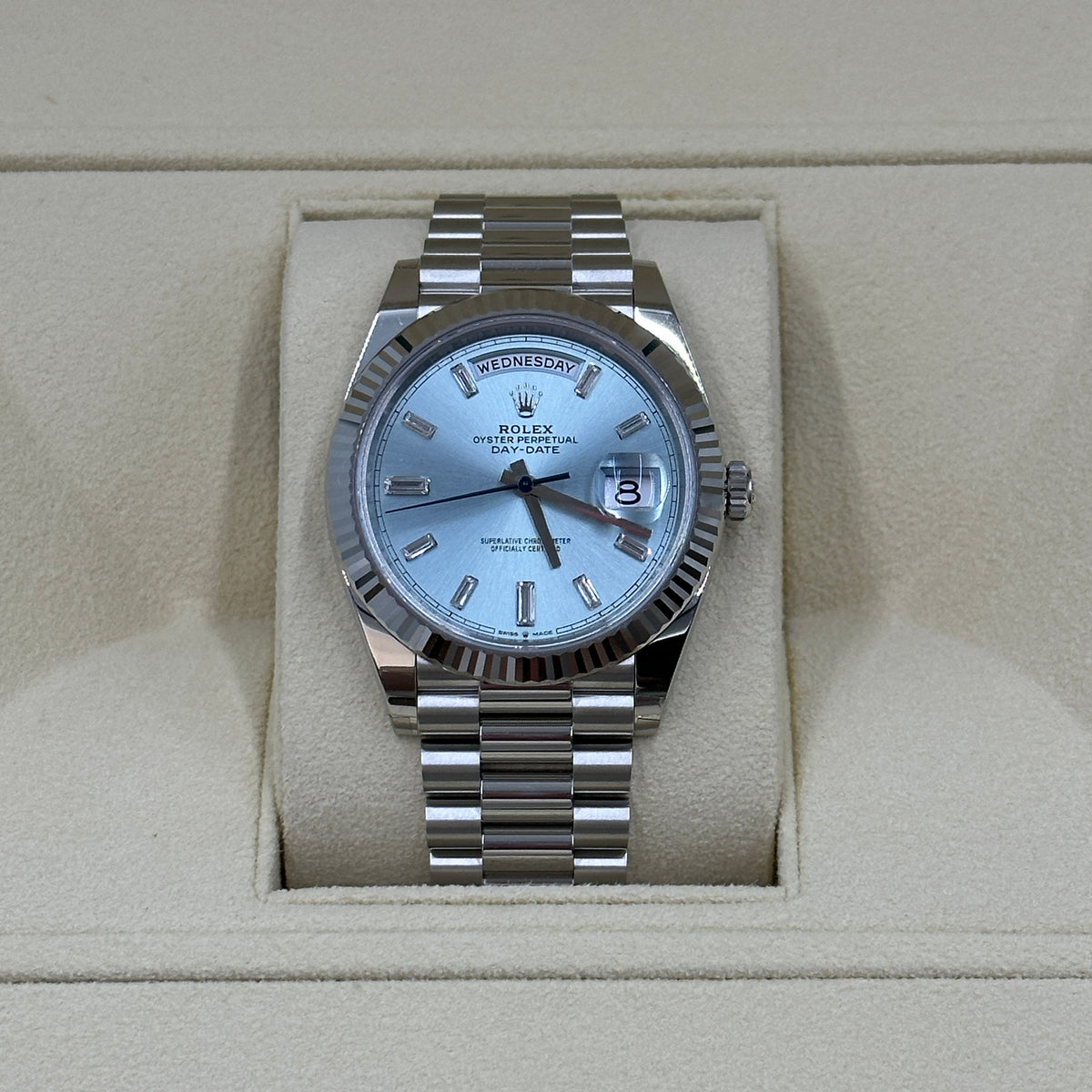 Rolex Day-Date 40MM 228236A Ice Blue 2025