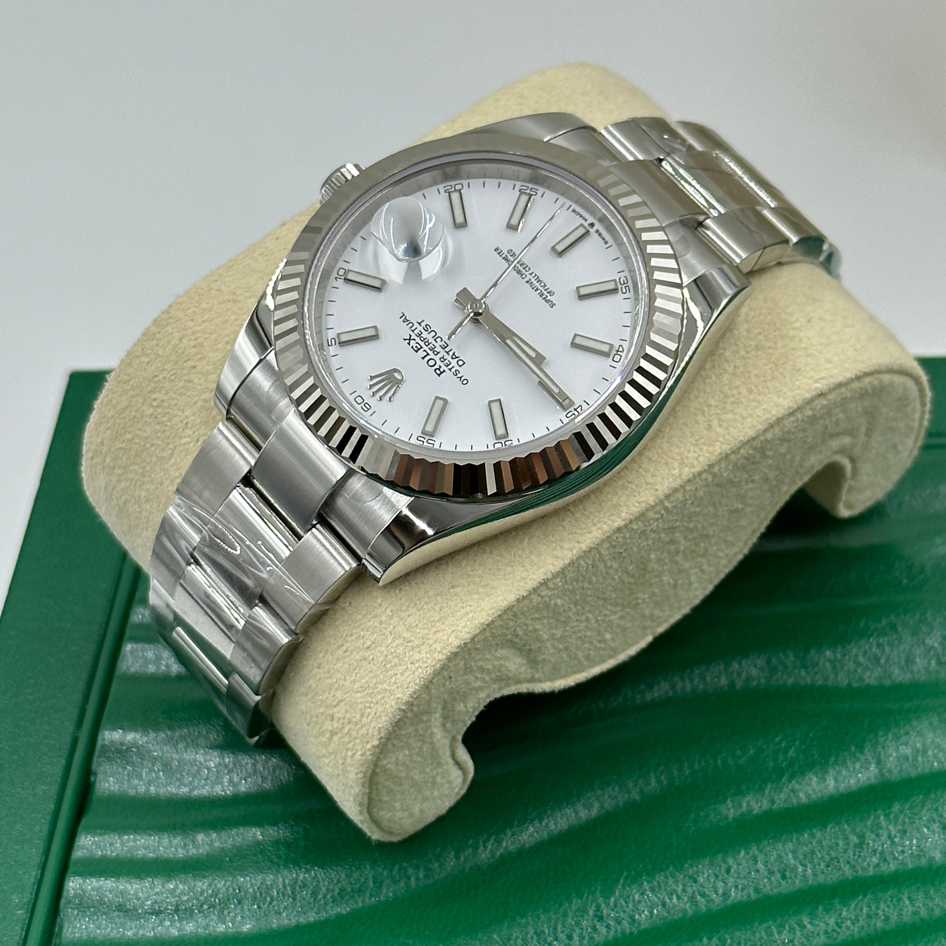 Rolex Datejust 41 126334 Weißer Index Oyster 2025