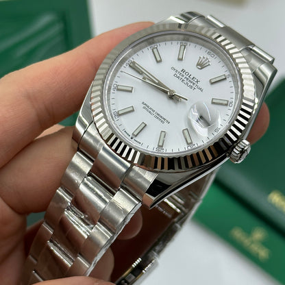 Rolex Datejust 41 126334 Weißer Index Oyster 2025