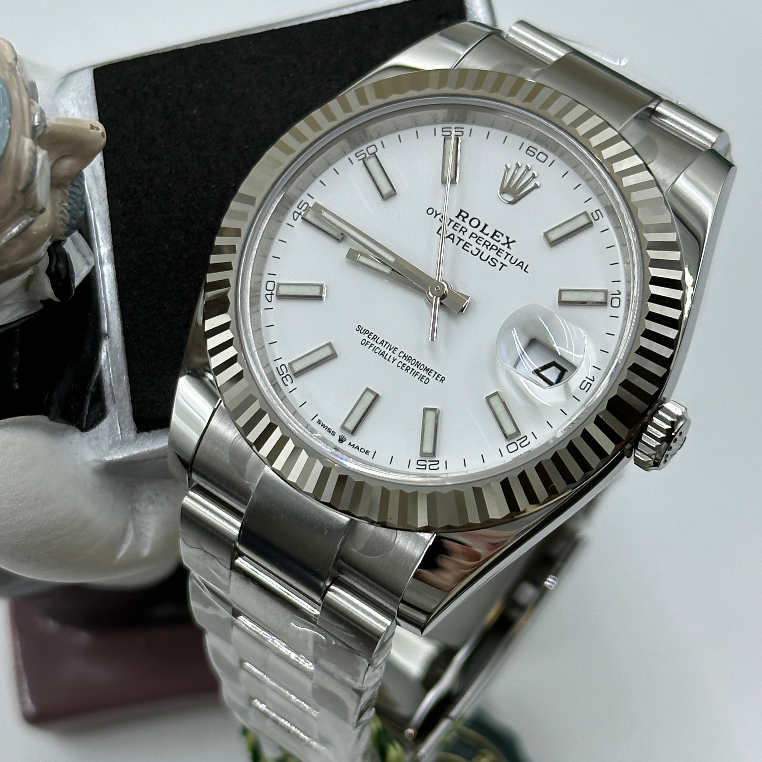 Rolex Datejust 41 126334 Weißer Index Oyster 2025