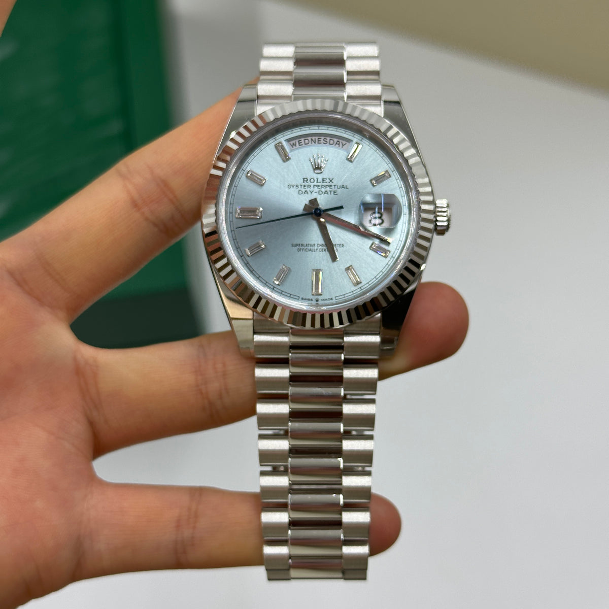 Rolex Day-Date 40MM 228236A Ice Blue 2026