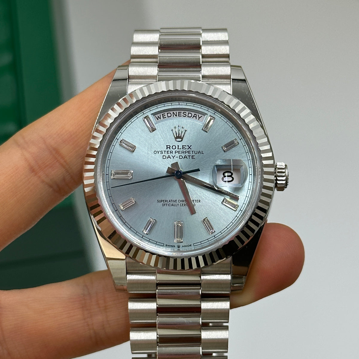 Rolex Day-Date 40MM 228236A Ice Blue 2025