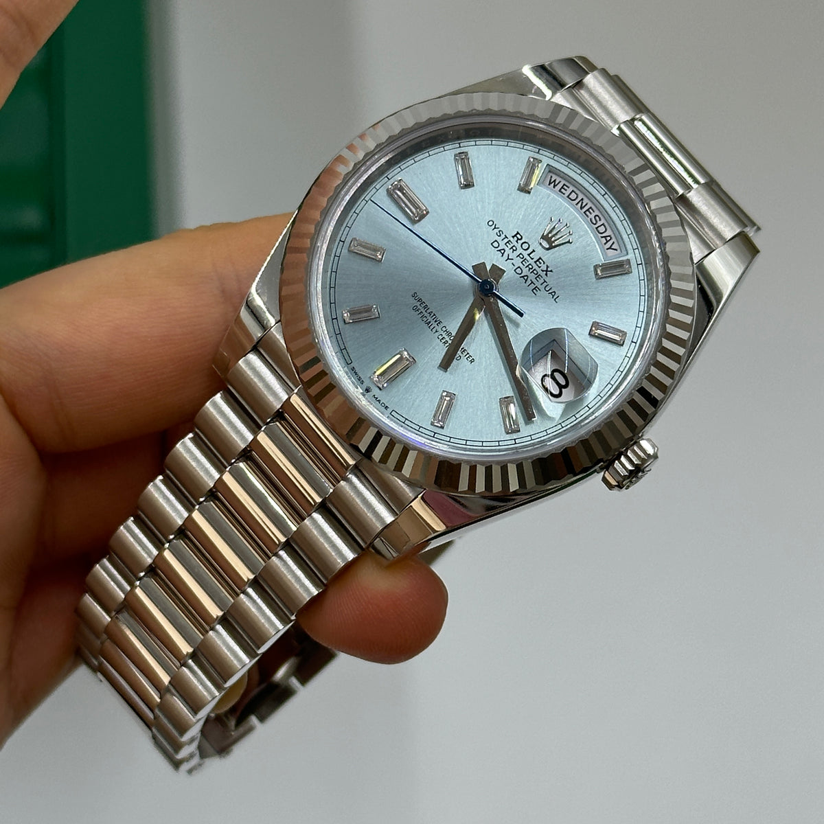 Rolex Day-Date 40MM 228236A Ice Blue 2025