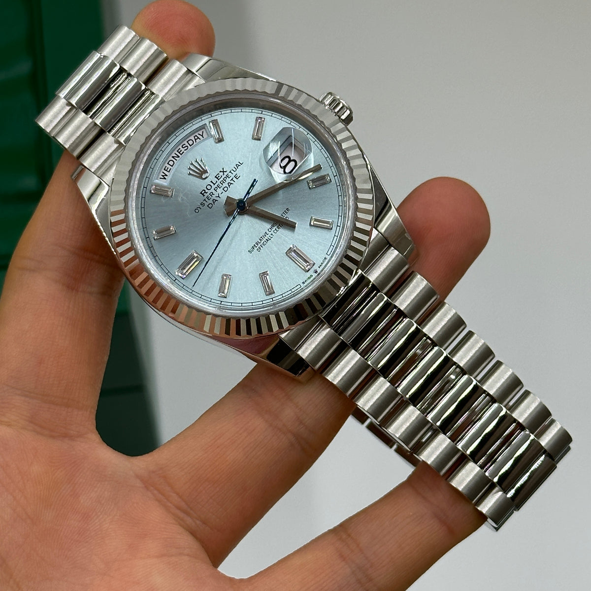 Rolex Day-Date 40MM 228236A Ice Blue 2025