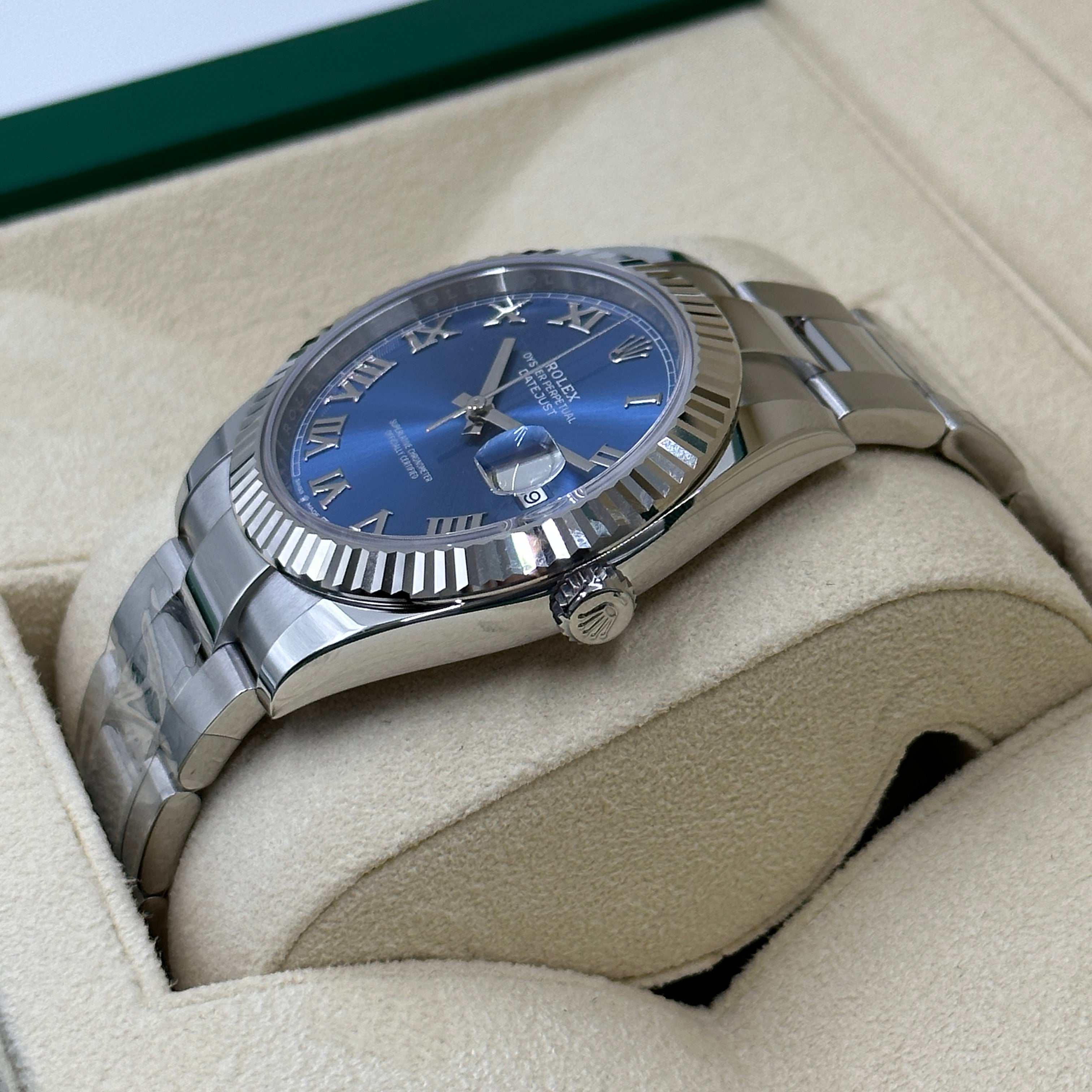 ROLEX Datejust 41MM 126334 BLAU RÖMISCHE OYS