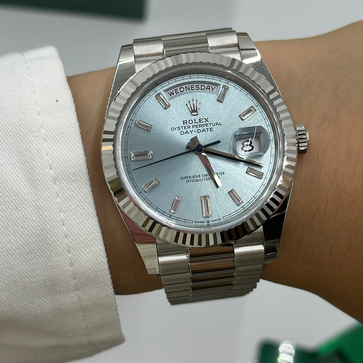 Rolex Day-Date 40MM 228236A Ice Blue 2025