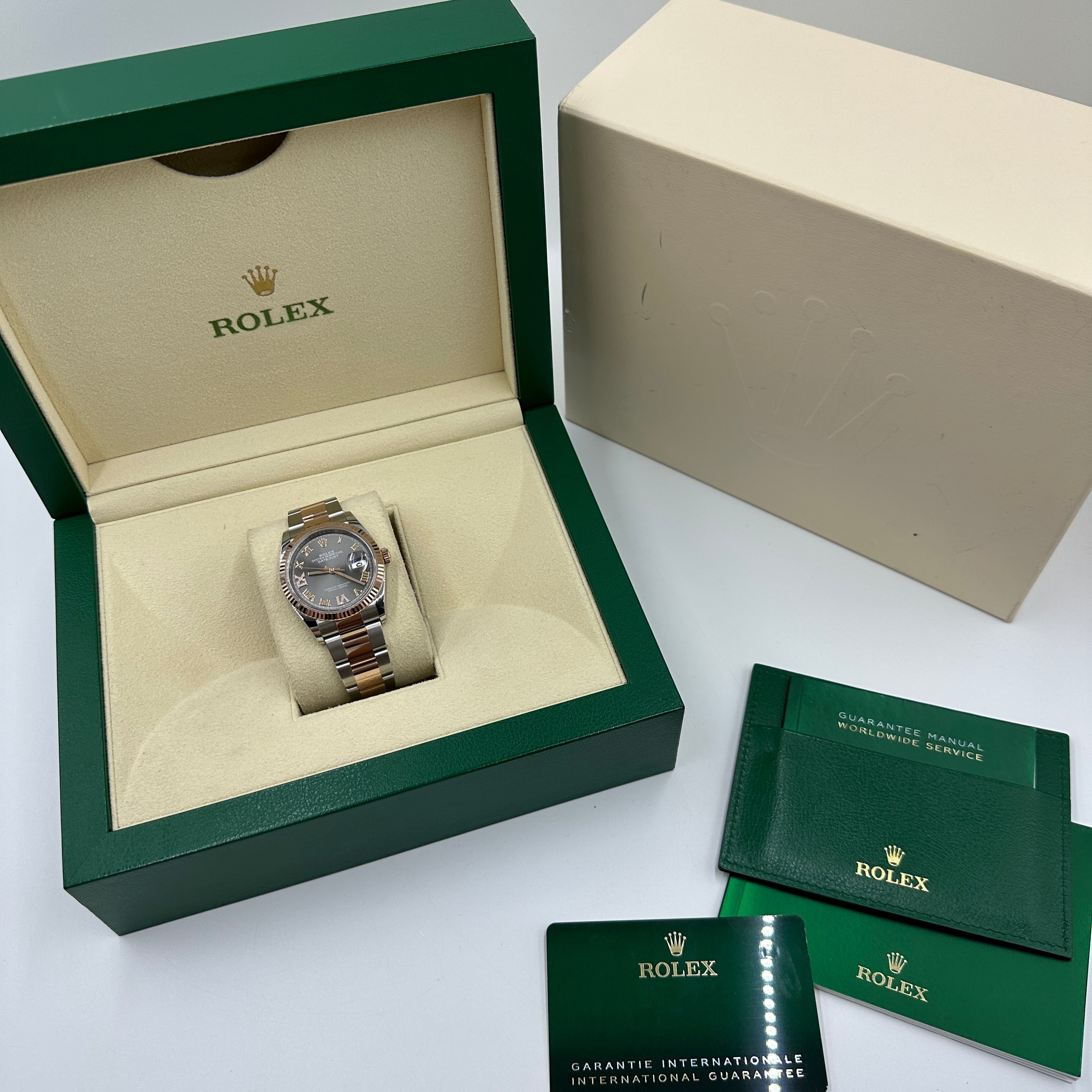 Rolex Datejust 36 126231 Grau VIIX Römisches Jubiläum 2025