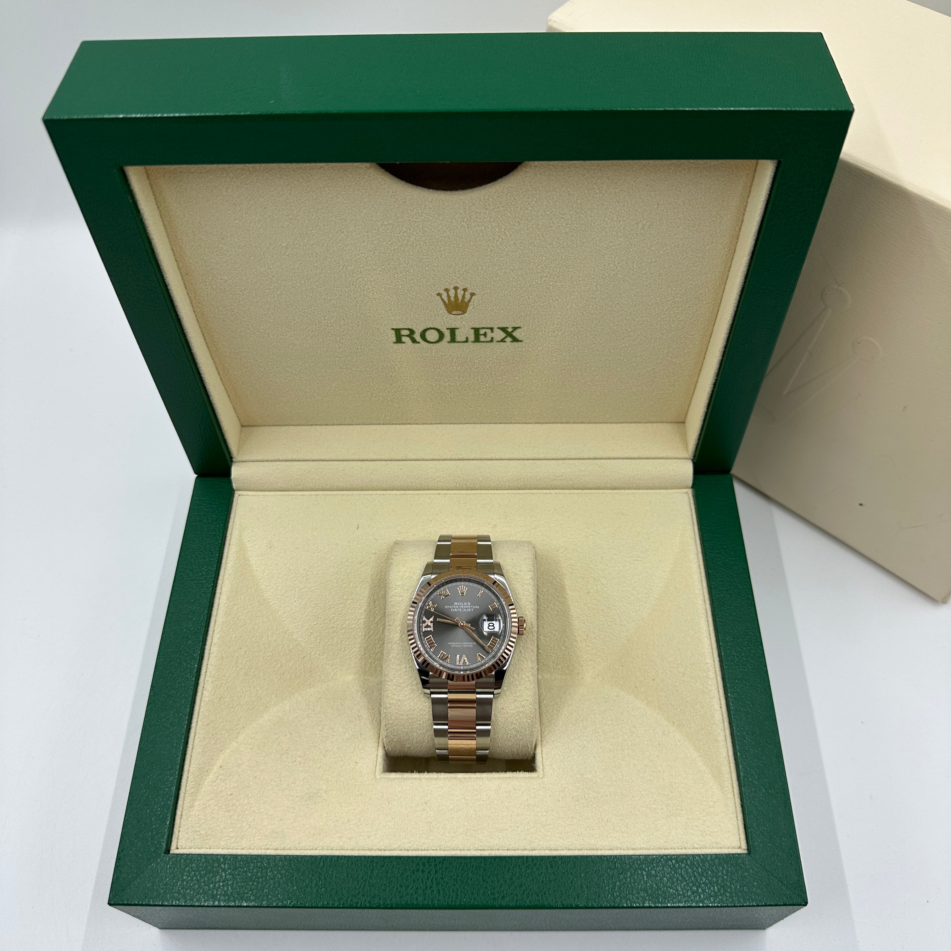 Rolex Datejust 36 126231 Grau VIIX Römisches Jubiläum 2025