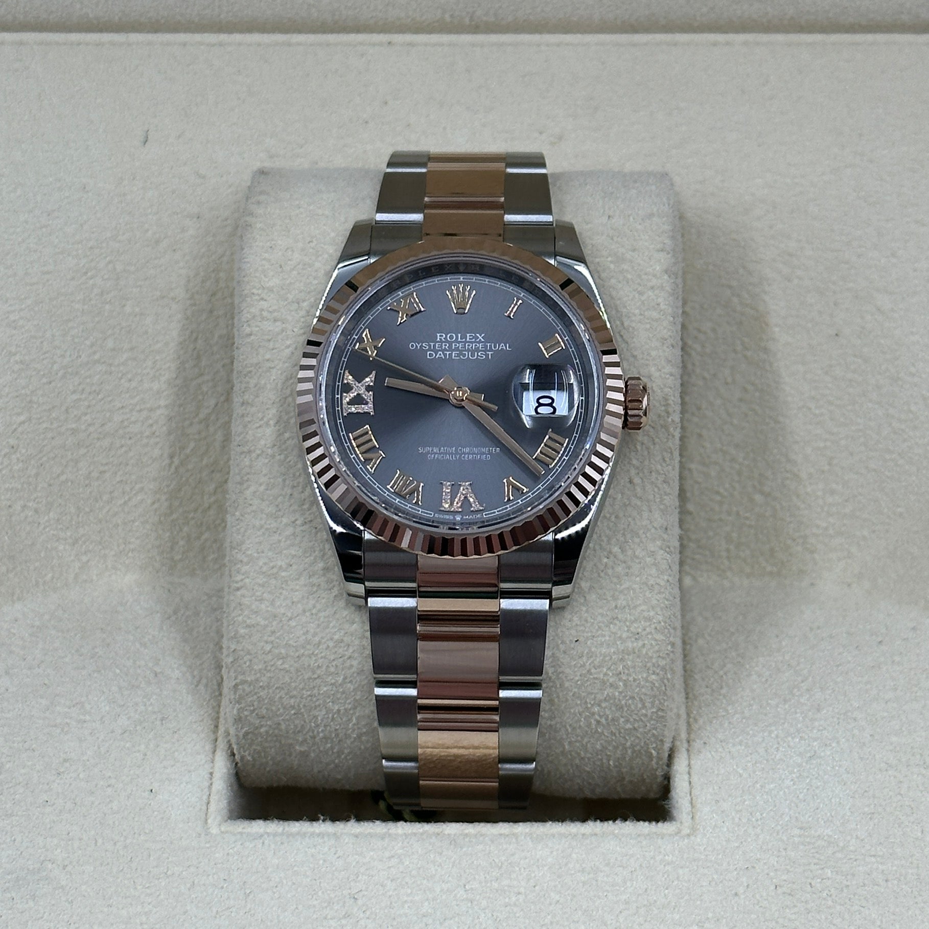 Rolex Datejust 36 126231 Grau VIIX Römisches Jubiläum 2025