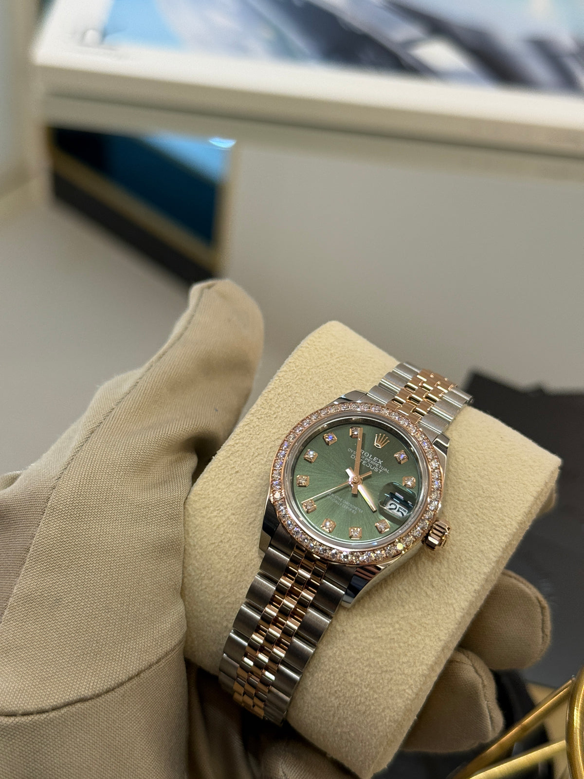 Rolex Lady-Datejust m279381RBR-0007 GREEN JUB 2026