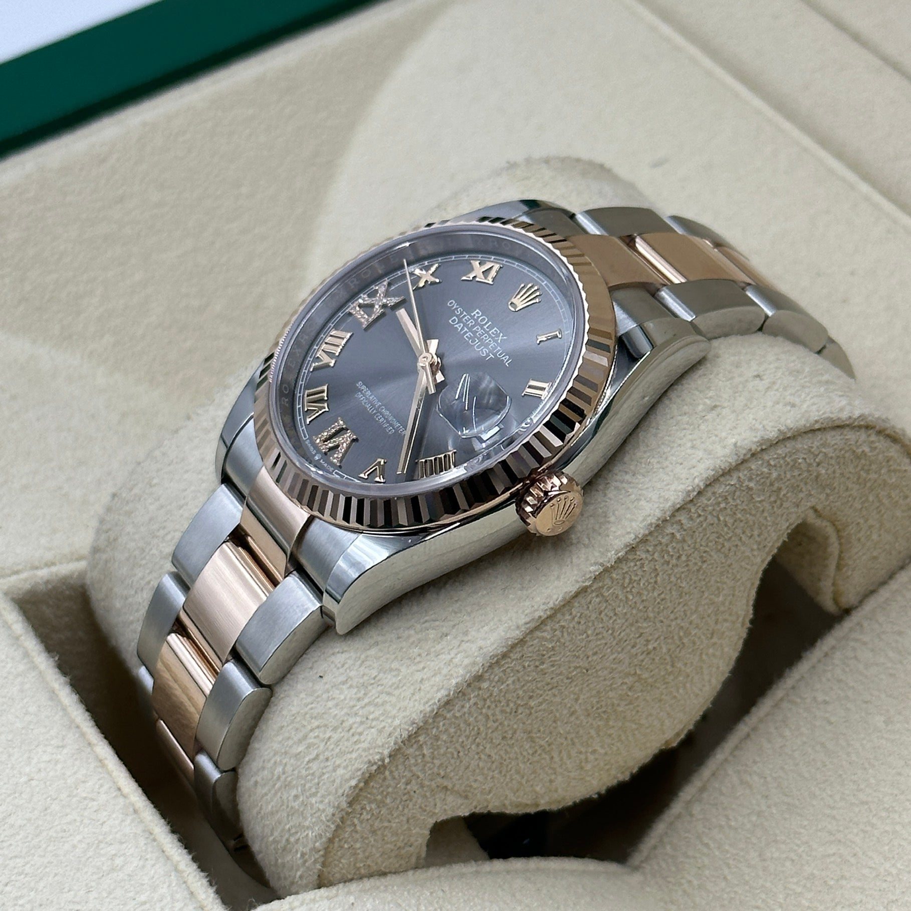 Rolex Datejust 36 126231 Grau VIIX Römisches Jubiläum 2025