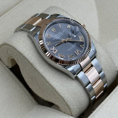 Rolex Datejust 36 126231 Grau VIIX Römisches Jubiläum 2025