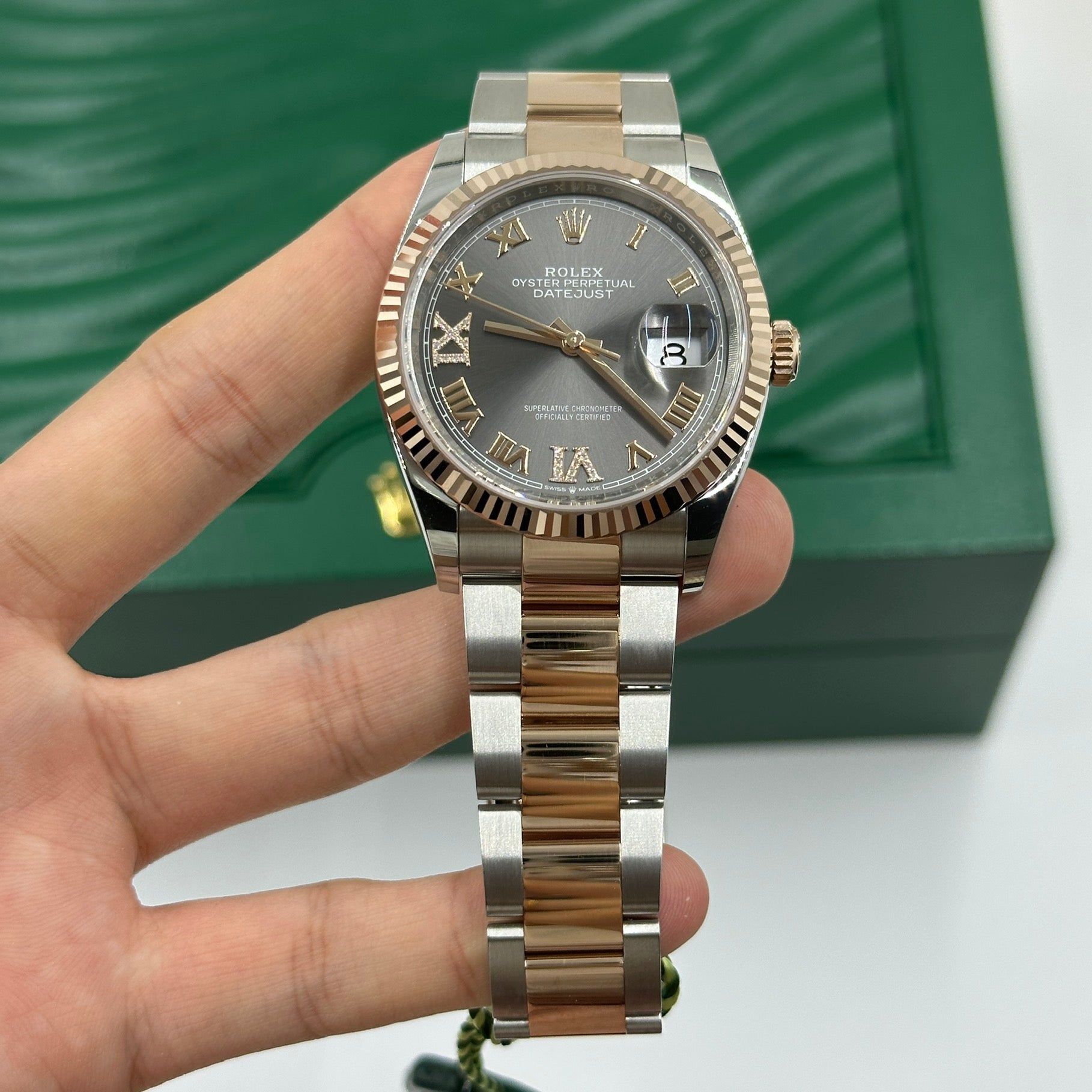 Rolex Datejust 36 126231 Grau VIIX Römisches Jubiläum 2025