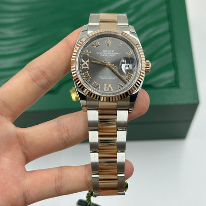 Rolex Datejust 36 126231 Grau VIIX Römisches Jubiläum 2025