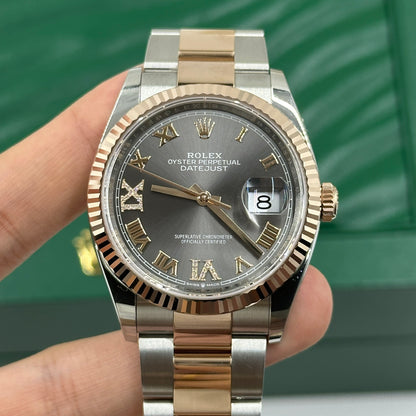 Rolex Datejust 36 126231 Grau VIIX Römisches Jubiläum 2025