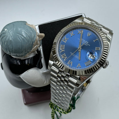 Rolex Datejust 41 126334 Blue Roman Jubilee