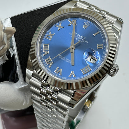 Rolex Datejust 41 126334 Blue Roman Jubilee