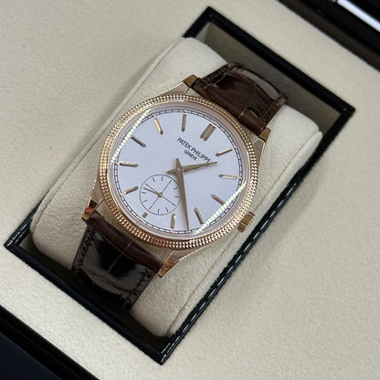 Patek Philippe Calatrava 6119R-001 Roségold 39 mm Clous-de-Paris