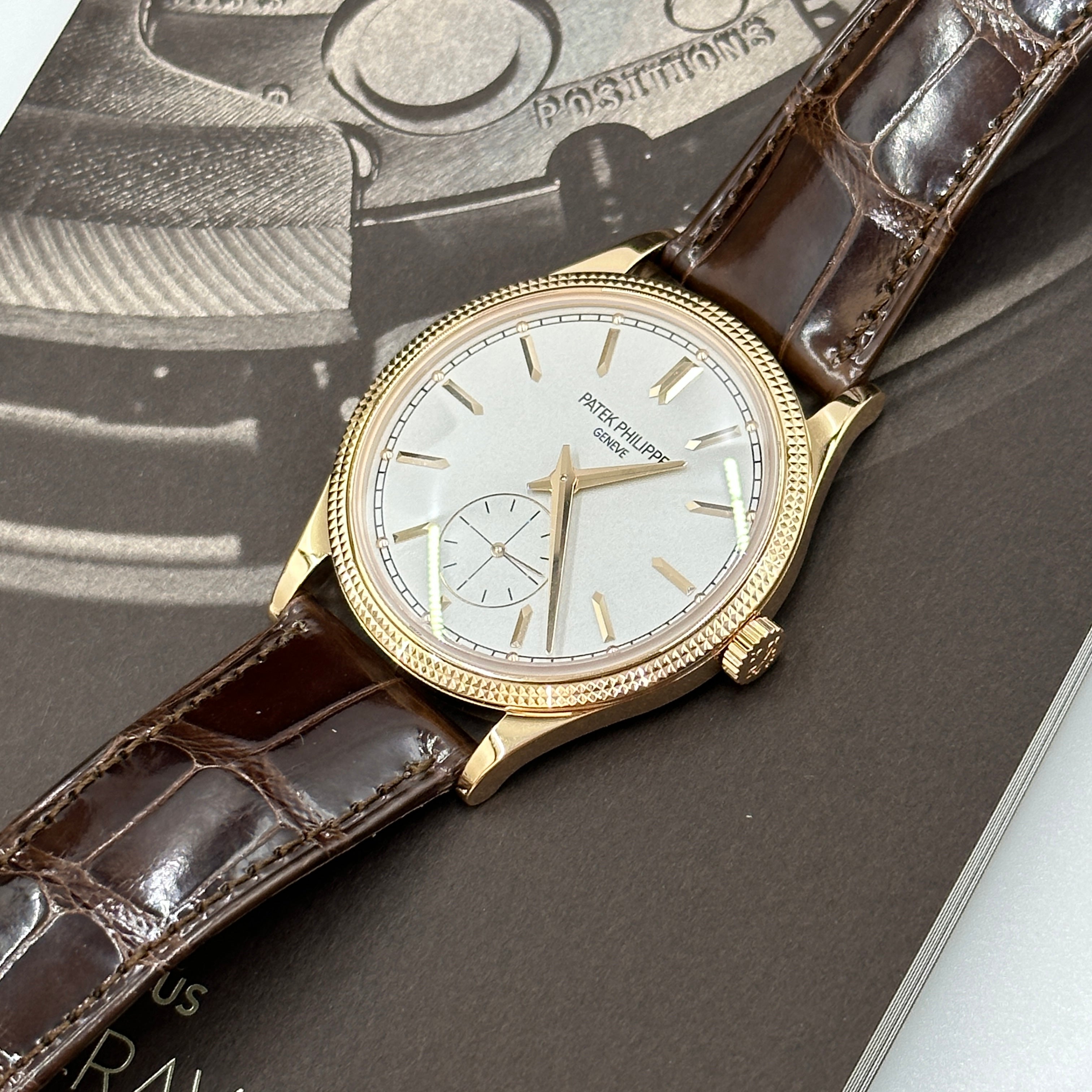 Patek Philippe Calatrava 6119R-001 Roségold 39 mm Clous-de-Paris