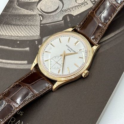 Patek Philippe Calatrava 6119R-001 Roségold 39 mm Clous-de-Paris