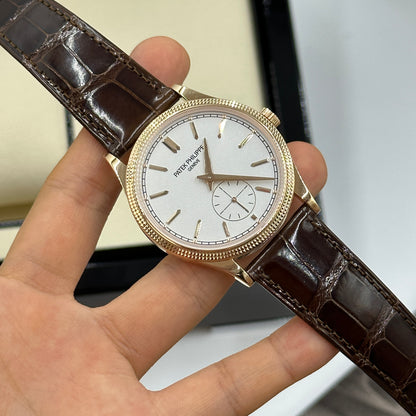 Patek Philippe Calatrava 6119R-001 Roségold 39 mm Clous-de-Paris