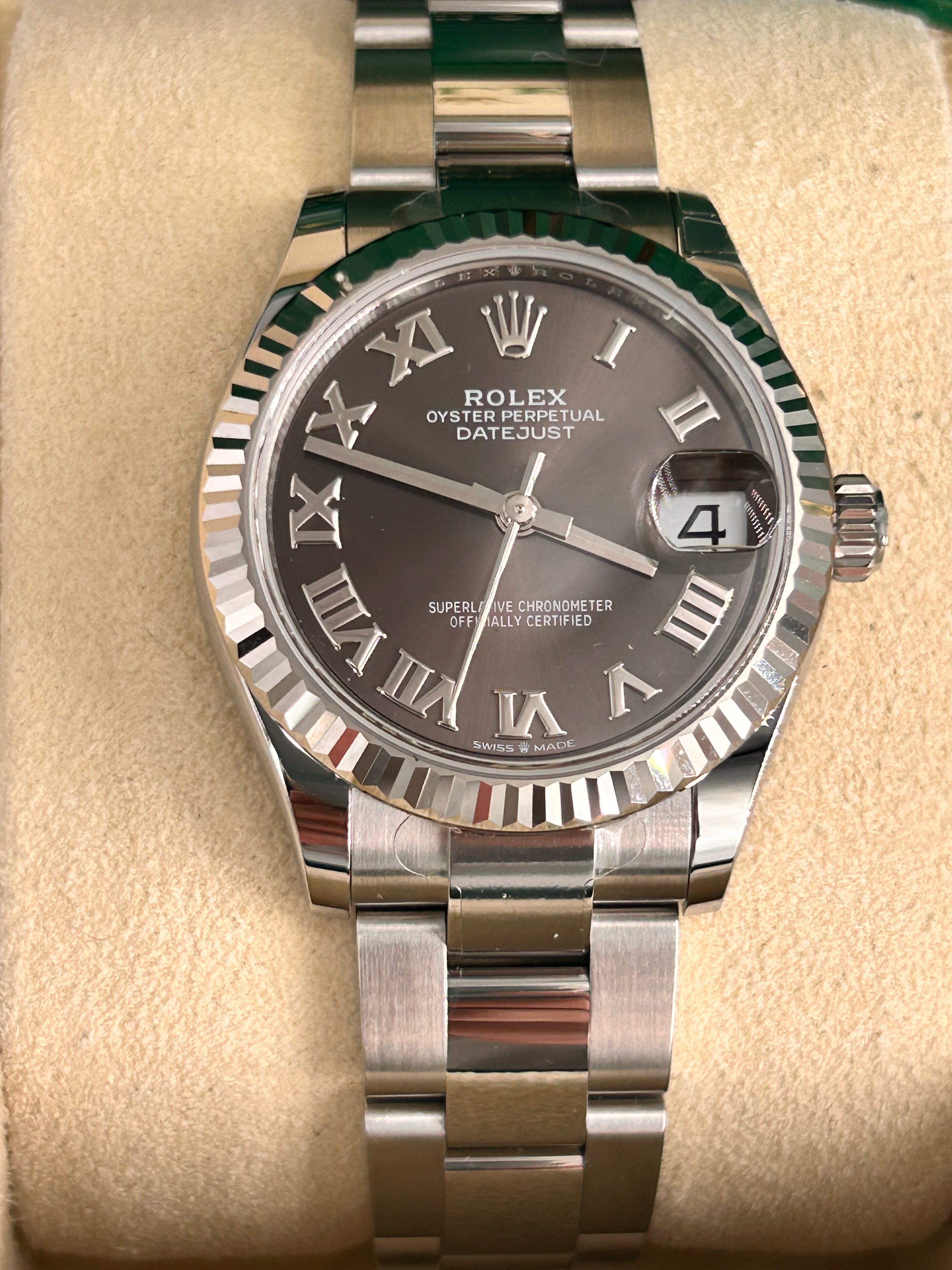 Rolex Datejust 31 278274 Dunkelgrau Roman Oyster 2025