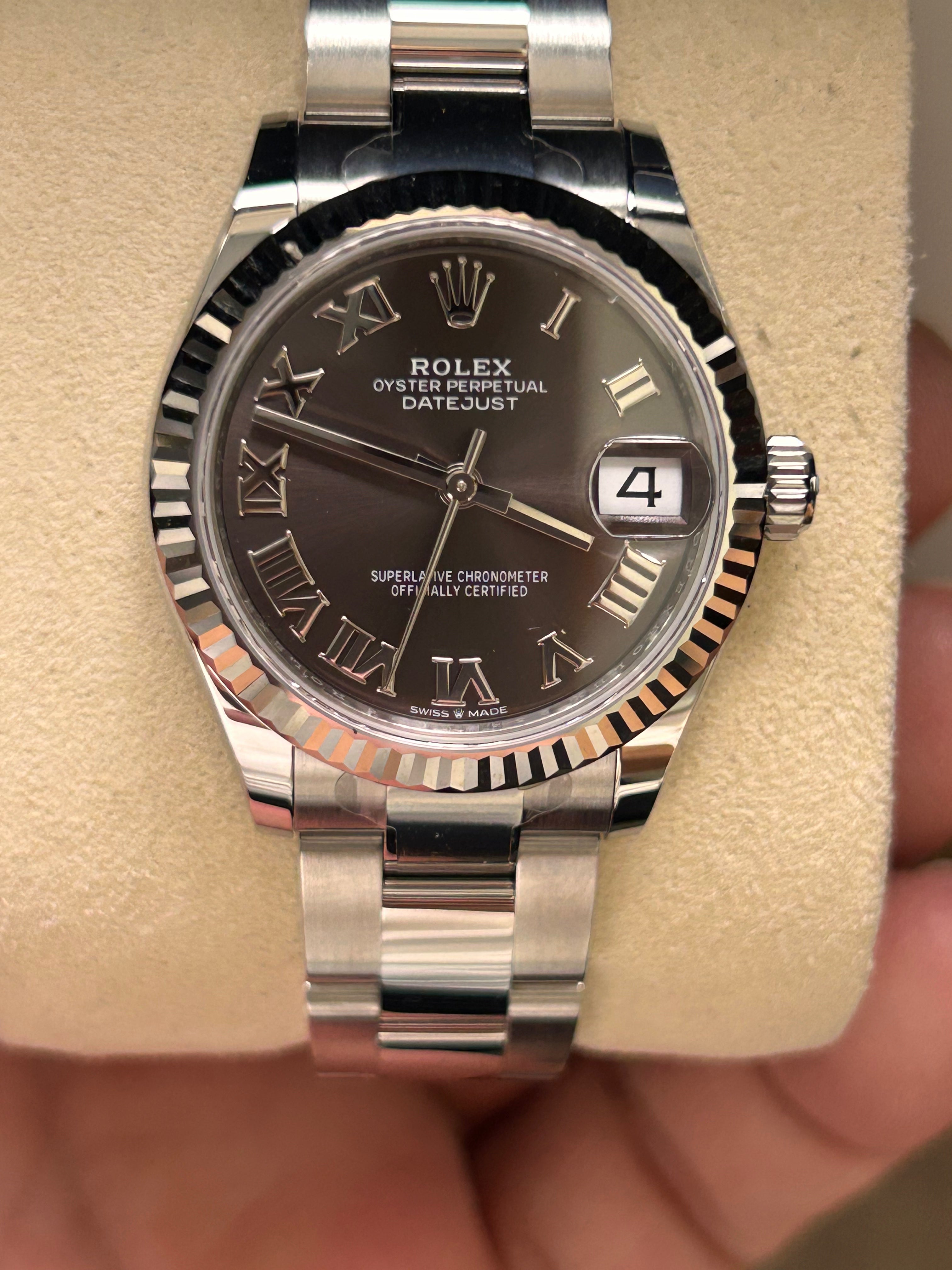 Rolex Datejust 31 278274 Dunkelgrau Roman Oyster 2025