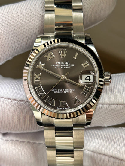 Rolex Datejust 31 278274 Dunkelgrau Roman Oyster 2025