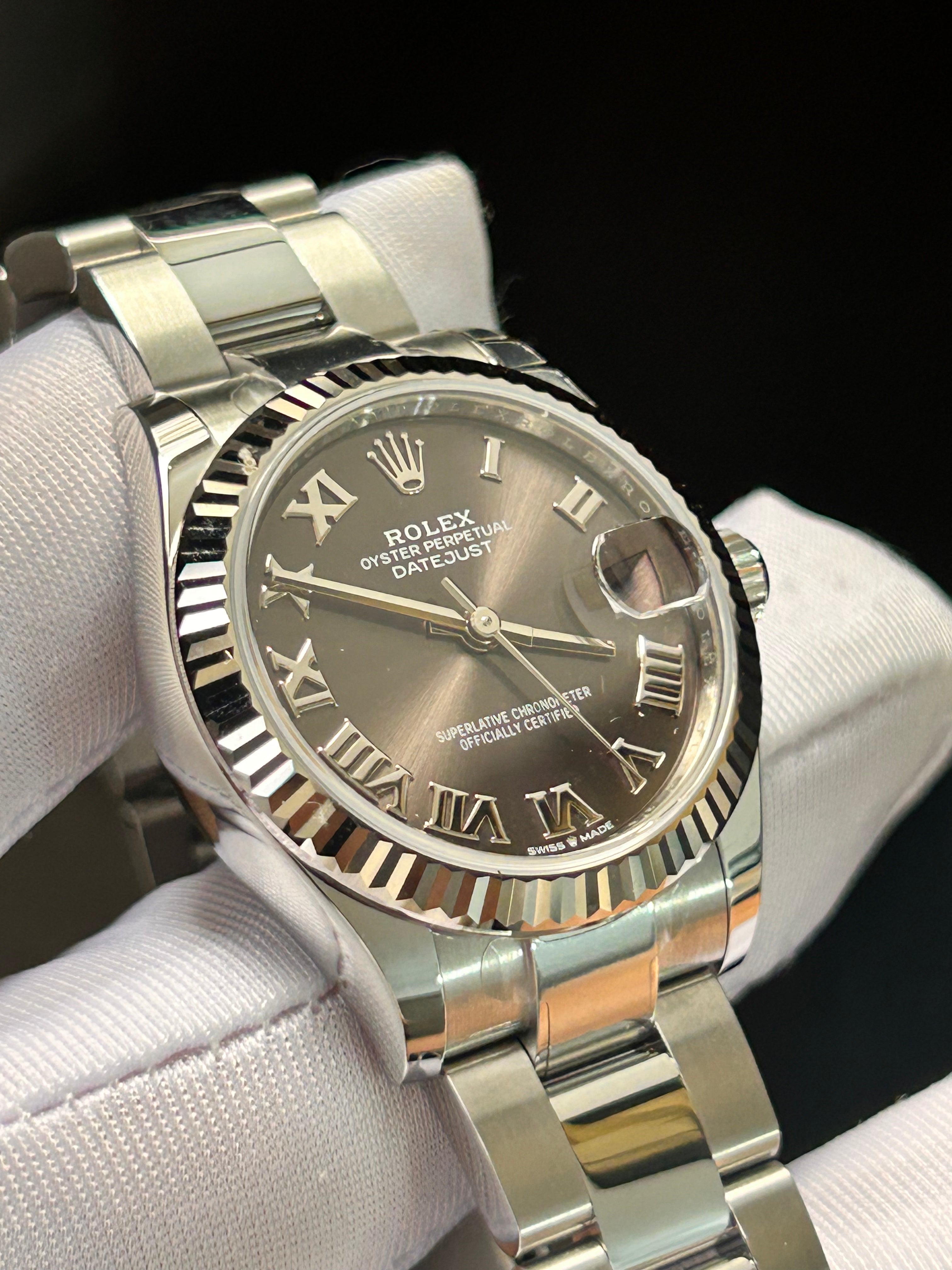 Rolex Datejust 31 278274 Dunkelgrau Roman Oyster 2025