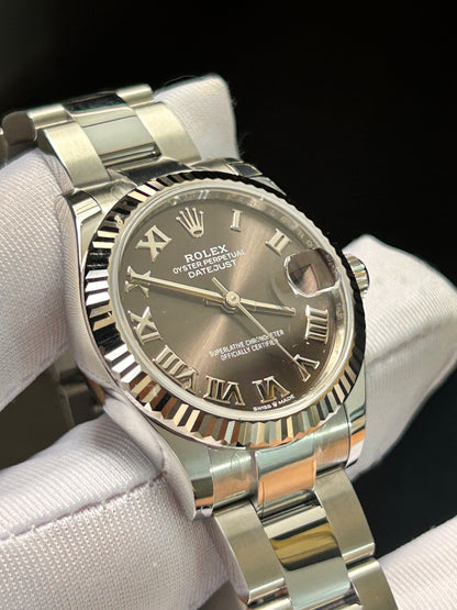 Rolex Datejust 31 278274 Dunkelgrau Roman Oyster 2025