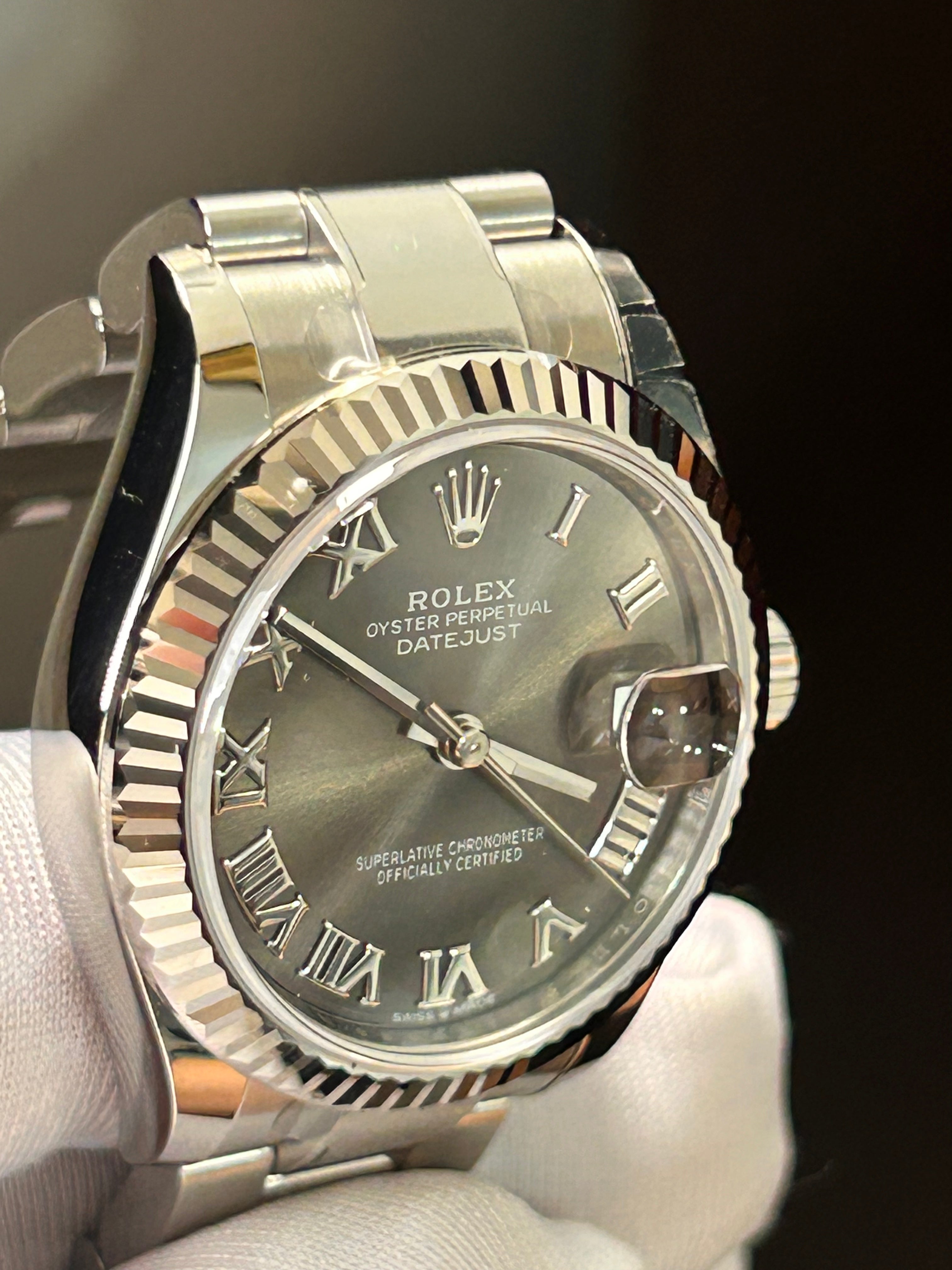 Rolex Datejust 31 278274 Dunkelgrau Roman Oyster 2025