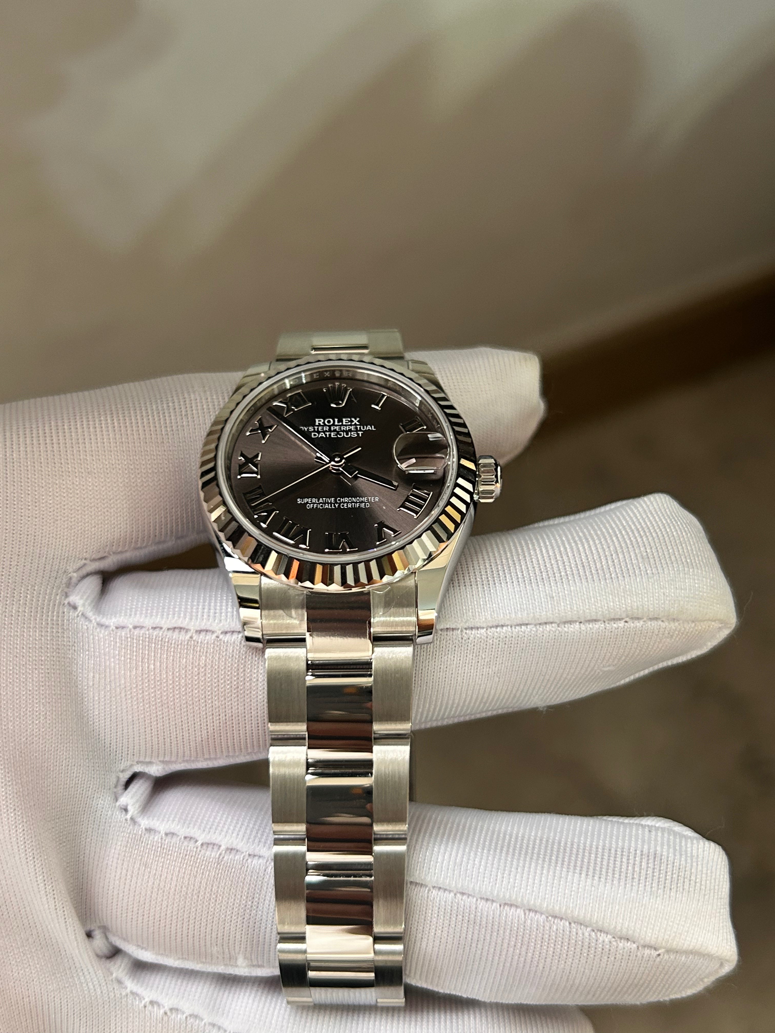 Rolex Datejust 31 278274 Dunkelgrau Roman Oyster 2025