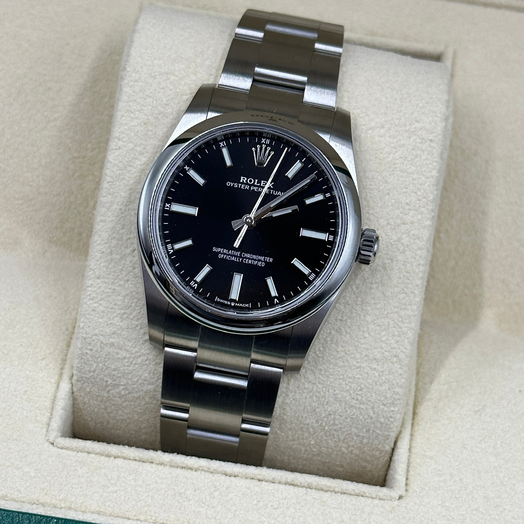 Rolex Oyster Perpetual 34 124200 Schwarz 2025