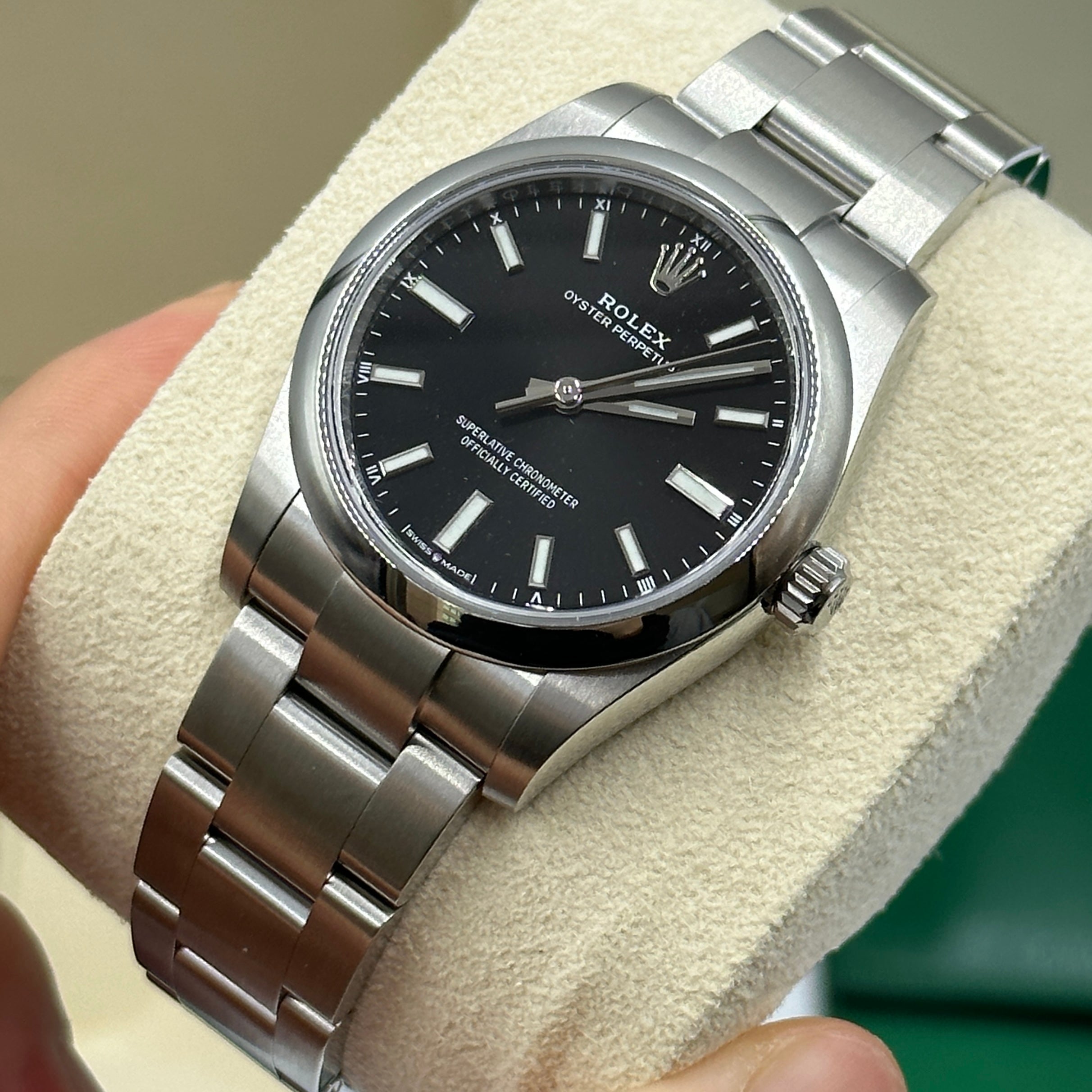 Rolex Oyster Perpetual 34 124200 Schwarz 2025