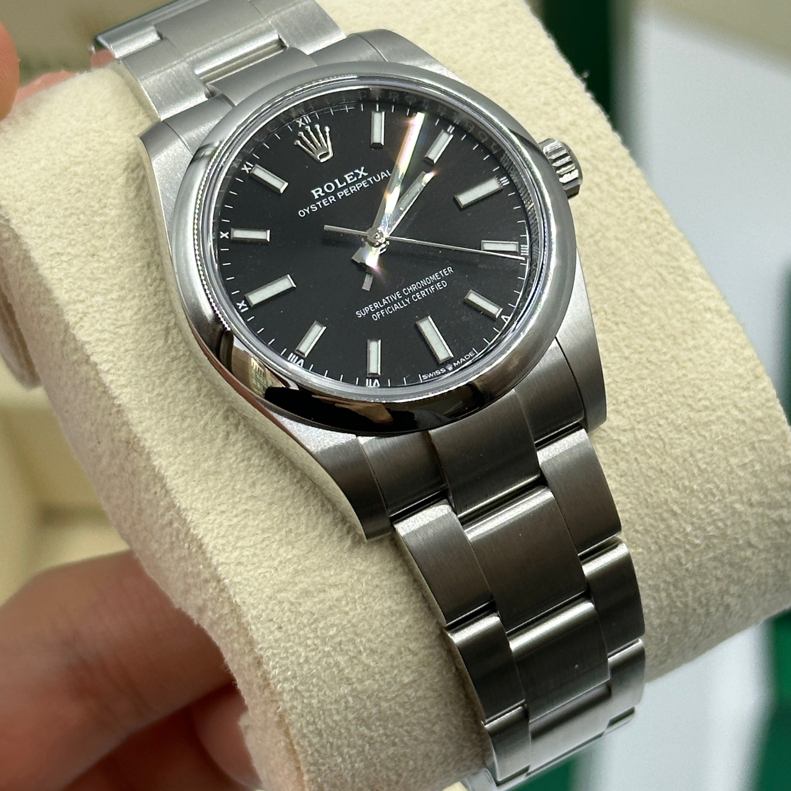 Rolex Oyster Perpetual 34 124200 Schwarz 2025