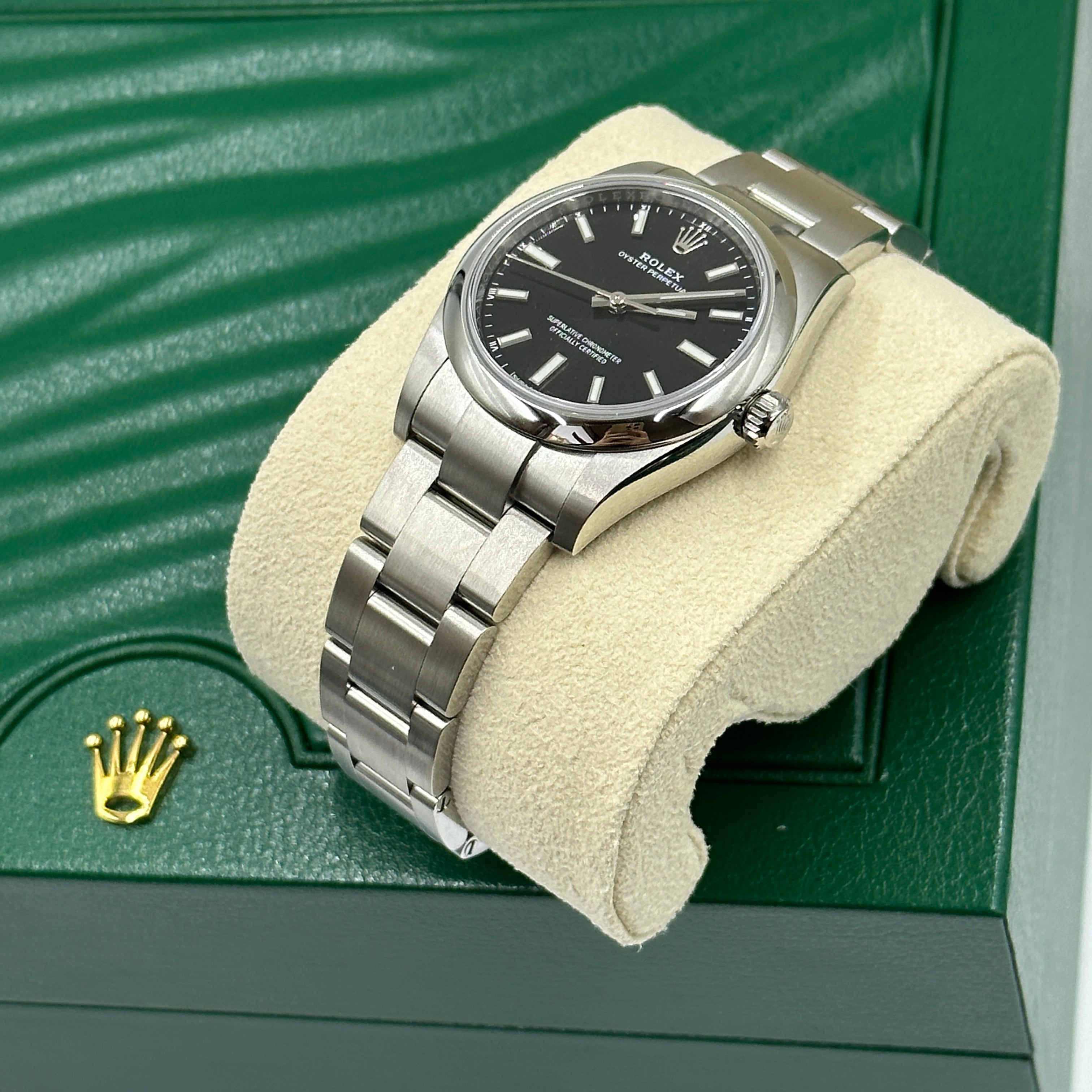 Rolex Oyster Perpetual 34 124200 Schwarz 2025