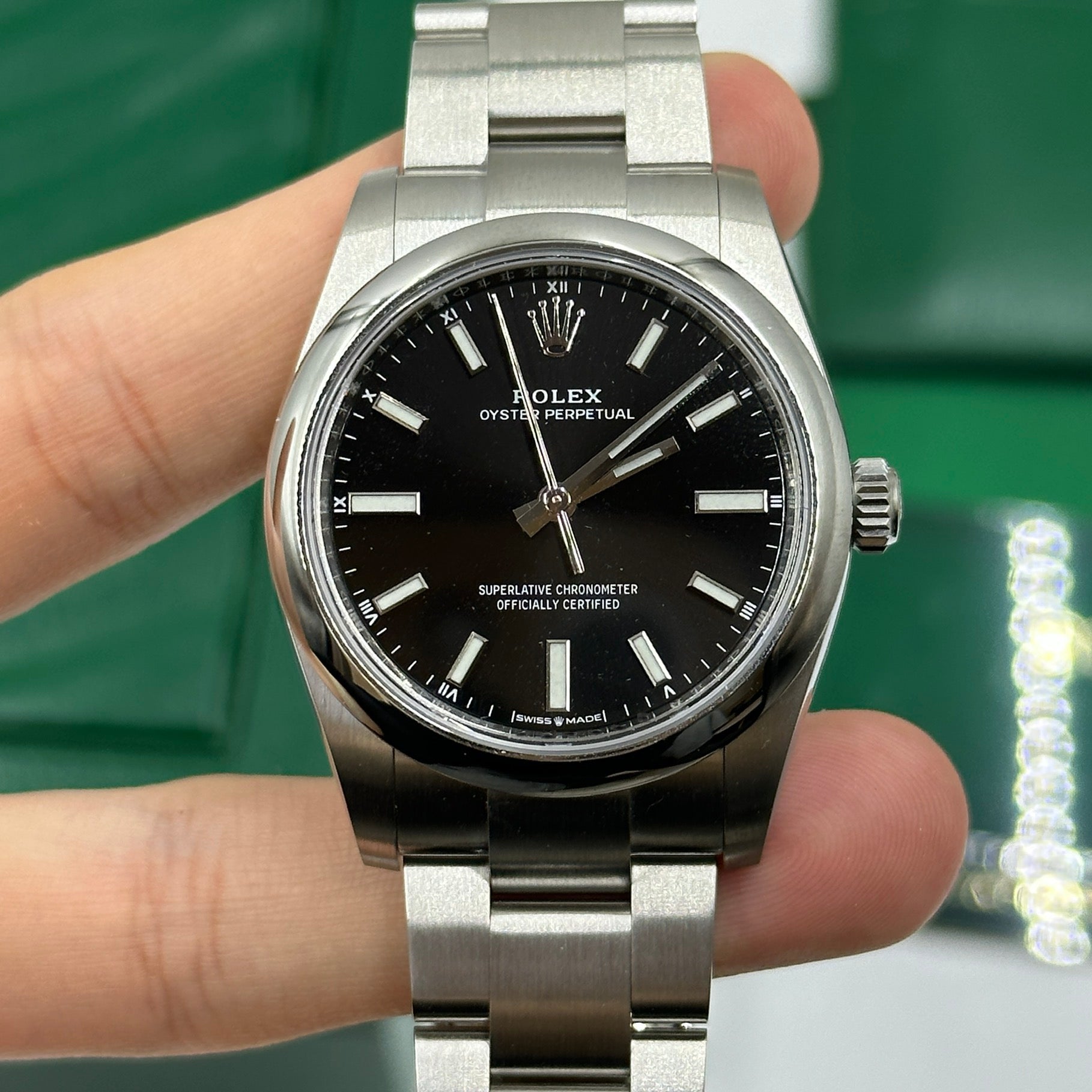 Rolex Oyster Perpetual 34 124200 Schwarz 2025