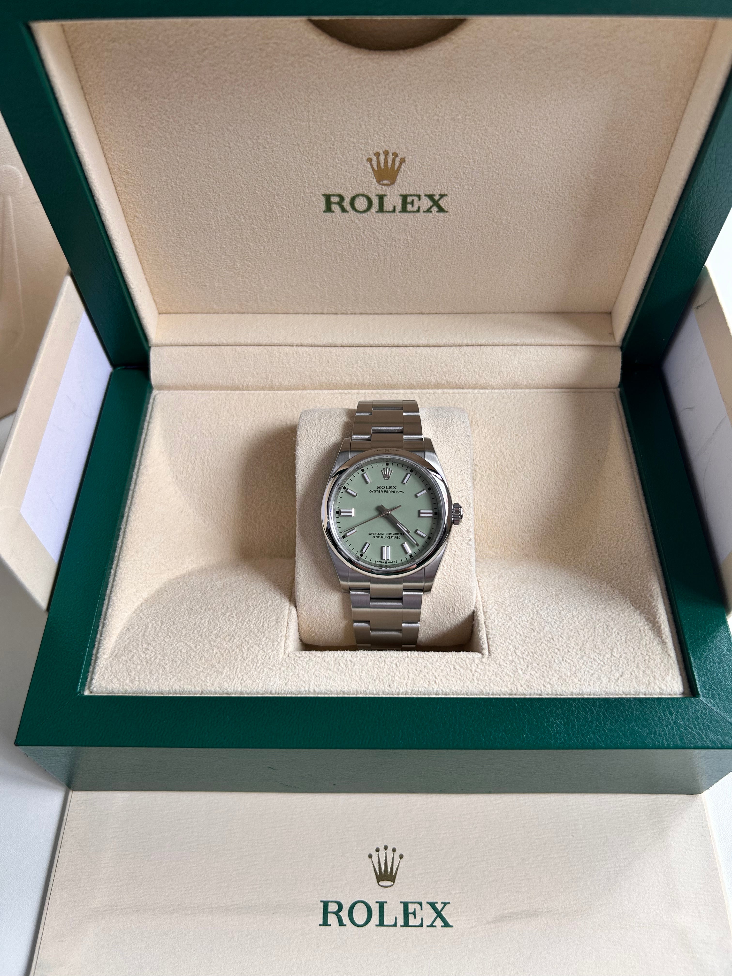 Rolex 126000 PISTACHIO