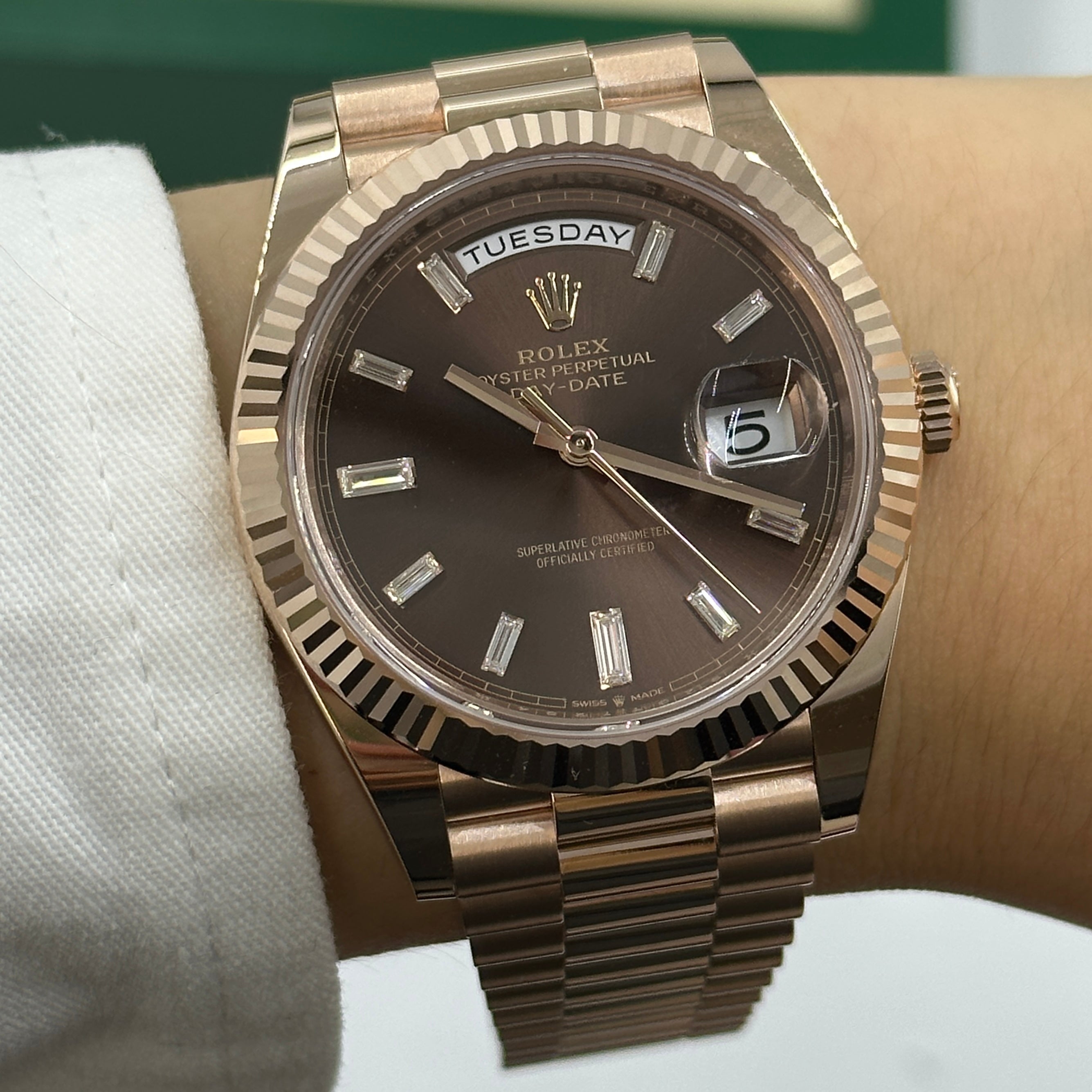 Rolex Day-Date 40 228235A Chocolate