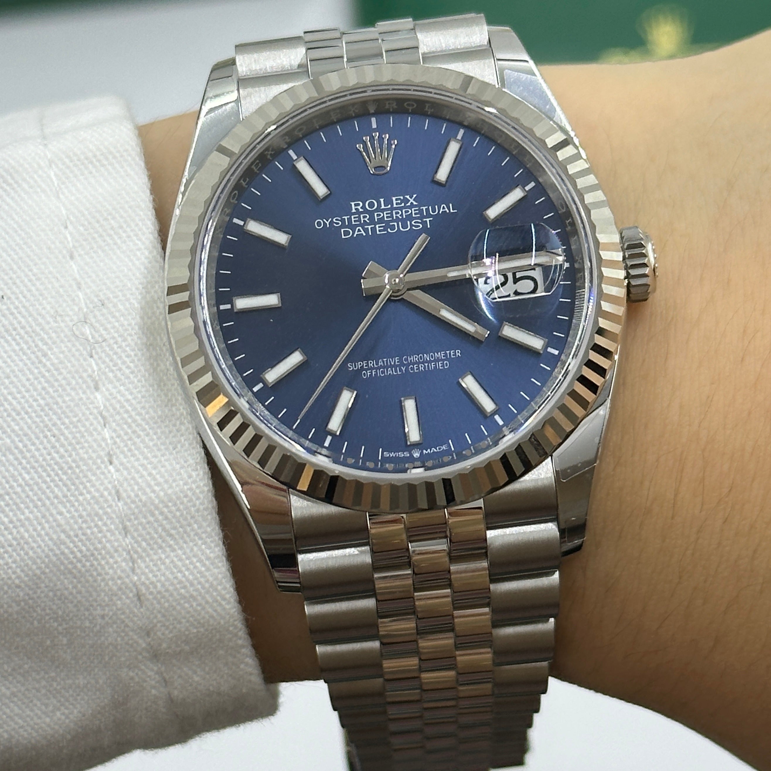 Rolex Datejust 36 126234 Blauer Index Jubilee 2025