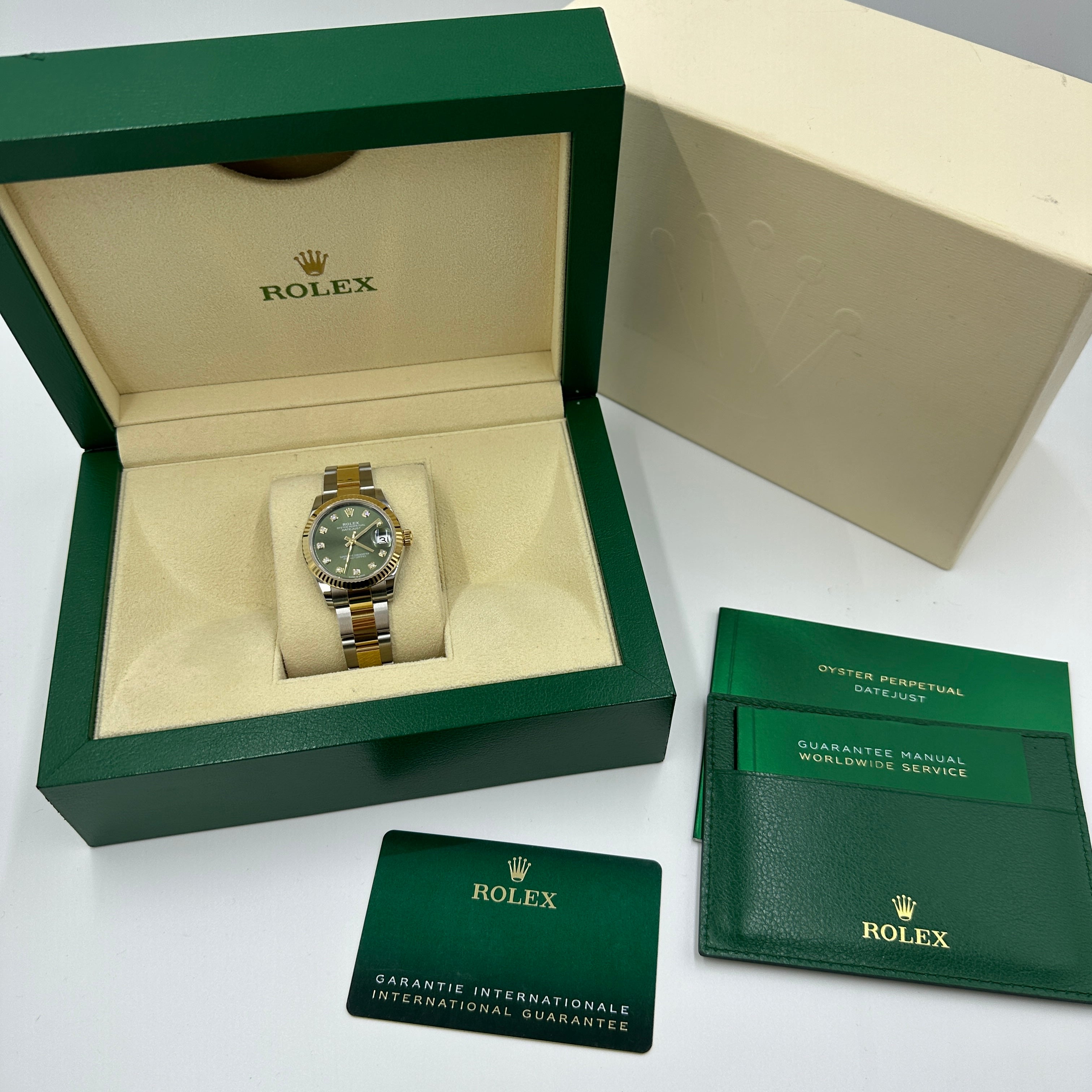 Rolex Datejust 31 278273G Grüne Auster 2024
