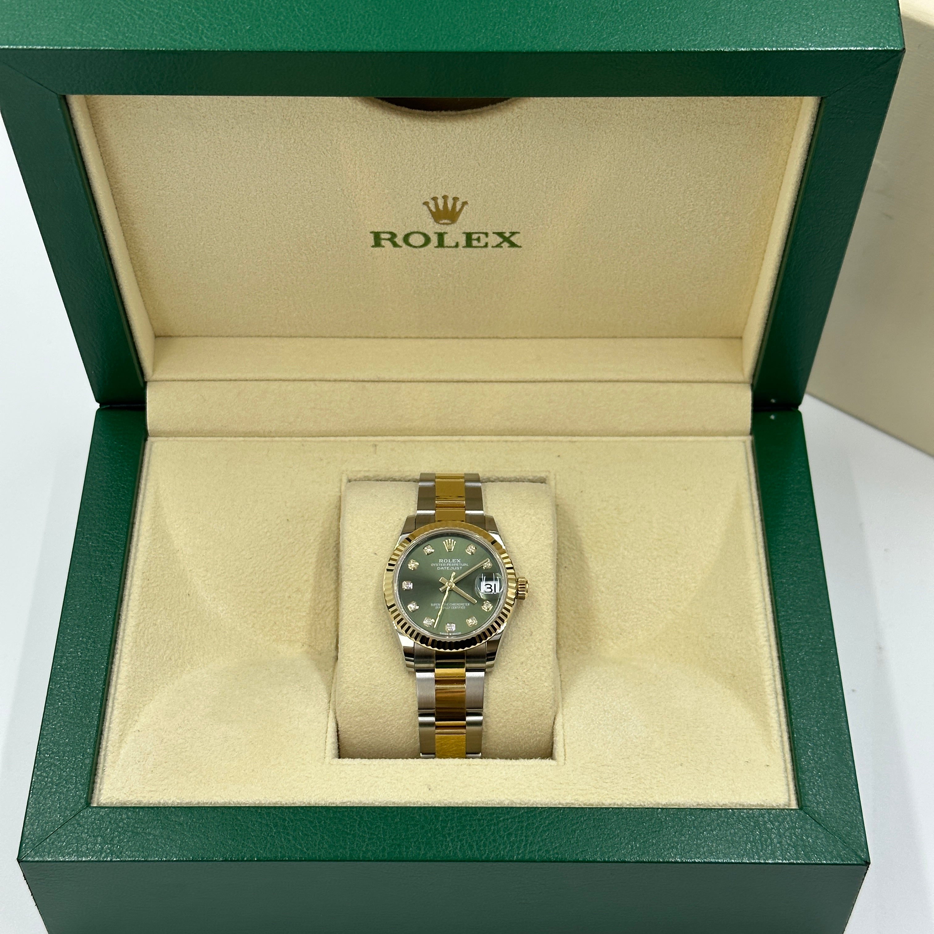 Rolex Datejust 31 278273G Grüne Auster 2024