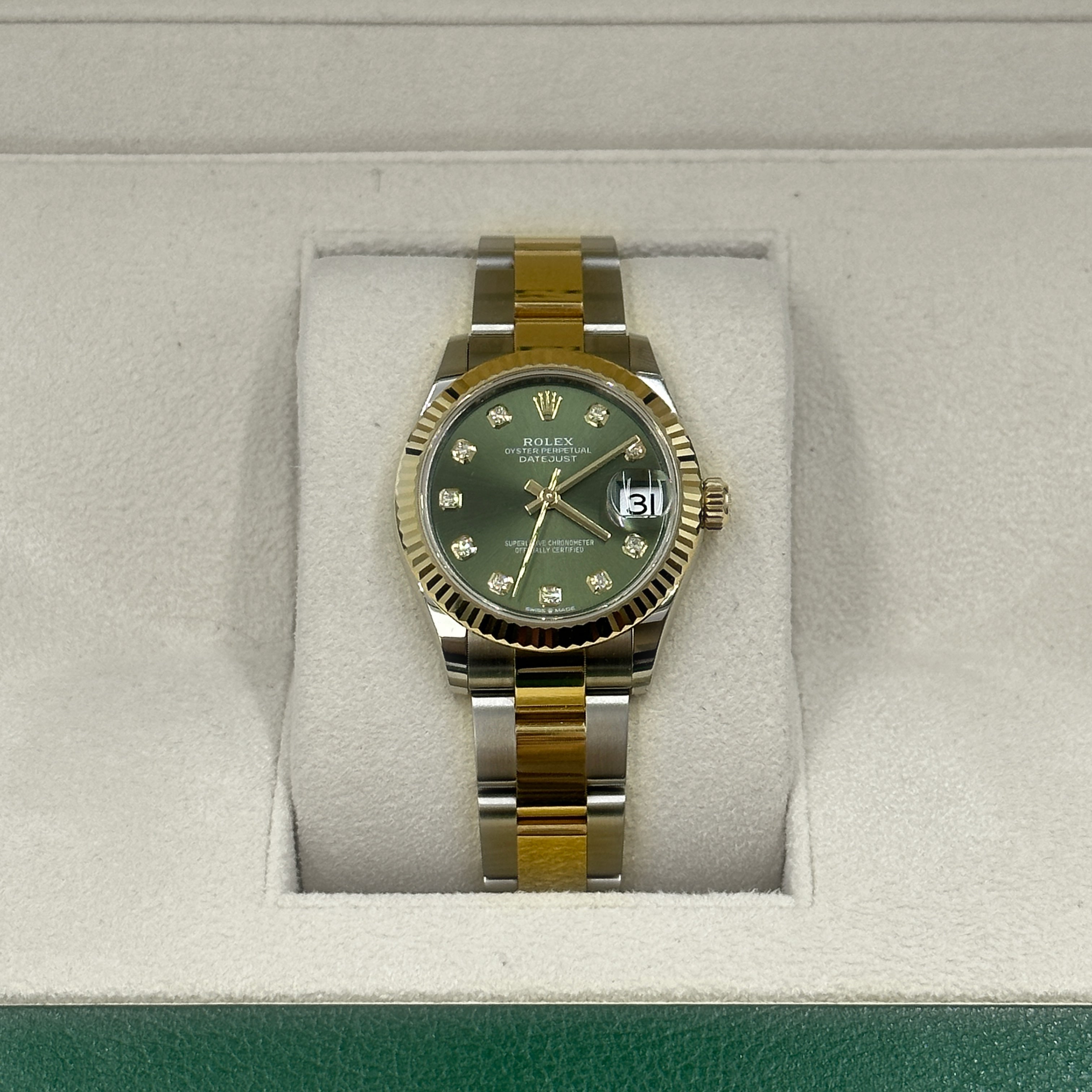 Rolex Datejust 31 278273G Grüne Auster 2024