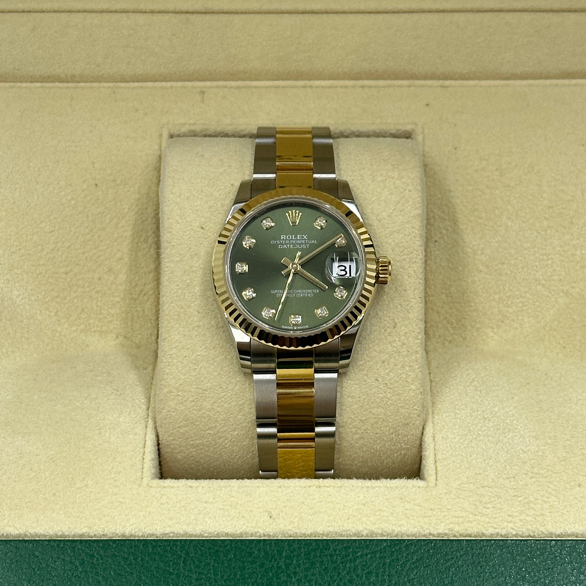 Rolex Datejust 31 278273G Green Oyster 2026