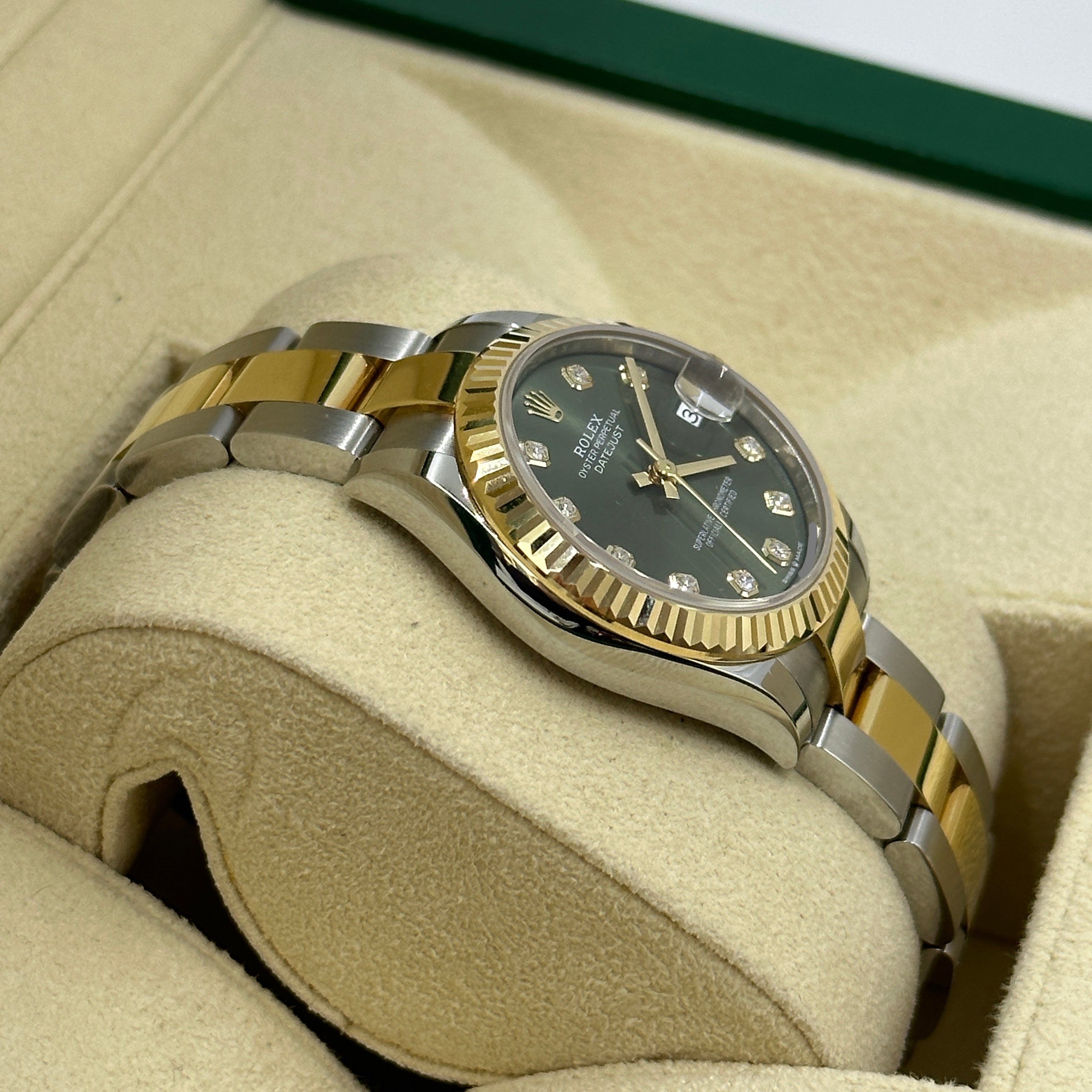 Rolex Datejust 31 278273G Grüne Auster 2024